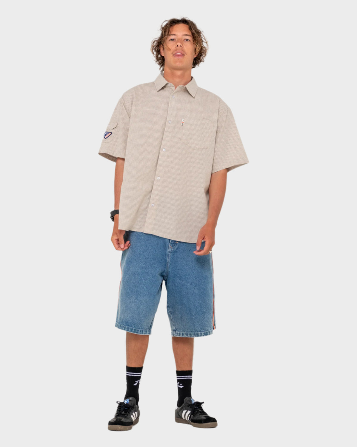 Mens Stasha Pocket Short Sleeve Shirt