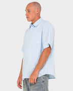 Mens Hoodus Check Short Sleeve Shirt