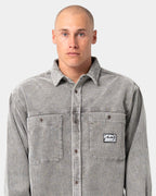 Mens Cobra Washed Over Long Sleeve Shirt