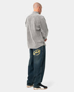 Mens Cobra Washed Over Long Sleeve Shirt