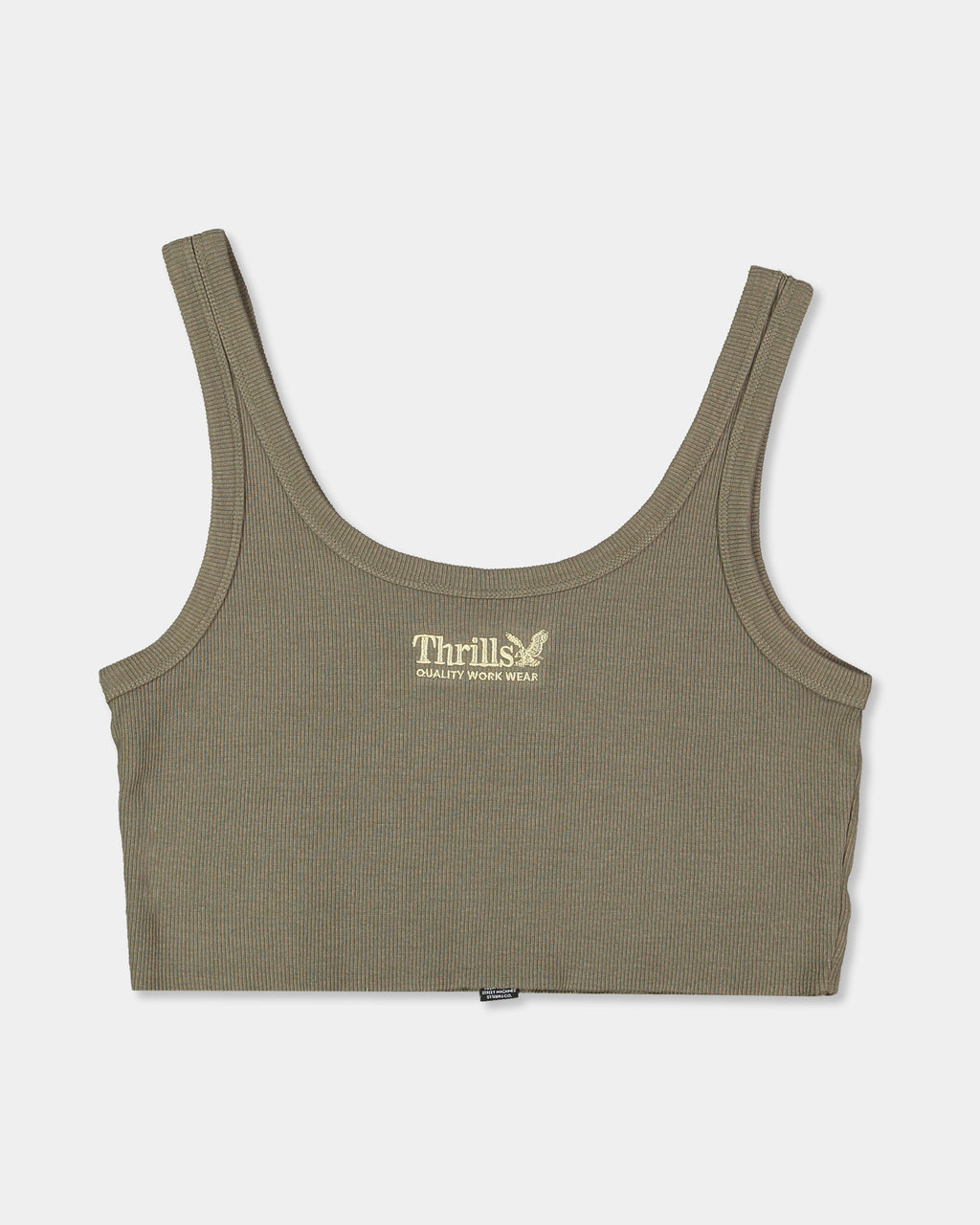 WOMENS THRILLS WORKWEAR RETRO CROP TANK TOP