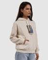 WOMENS RELAXATION STATION FLEECE HOODIE