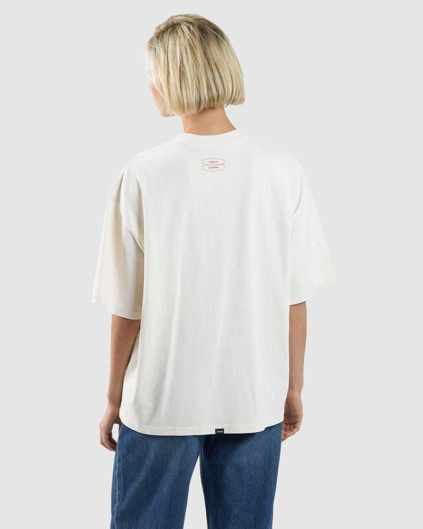 WOMENS HEALING DELUSIONS OVERSIZED T-SHIRT