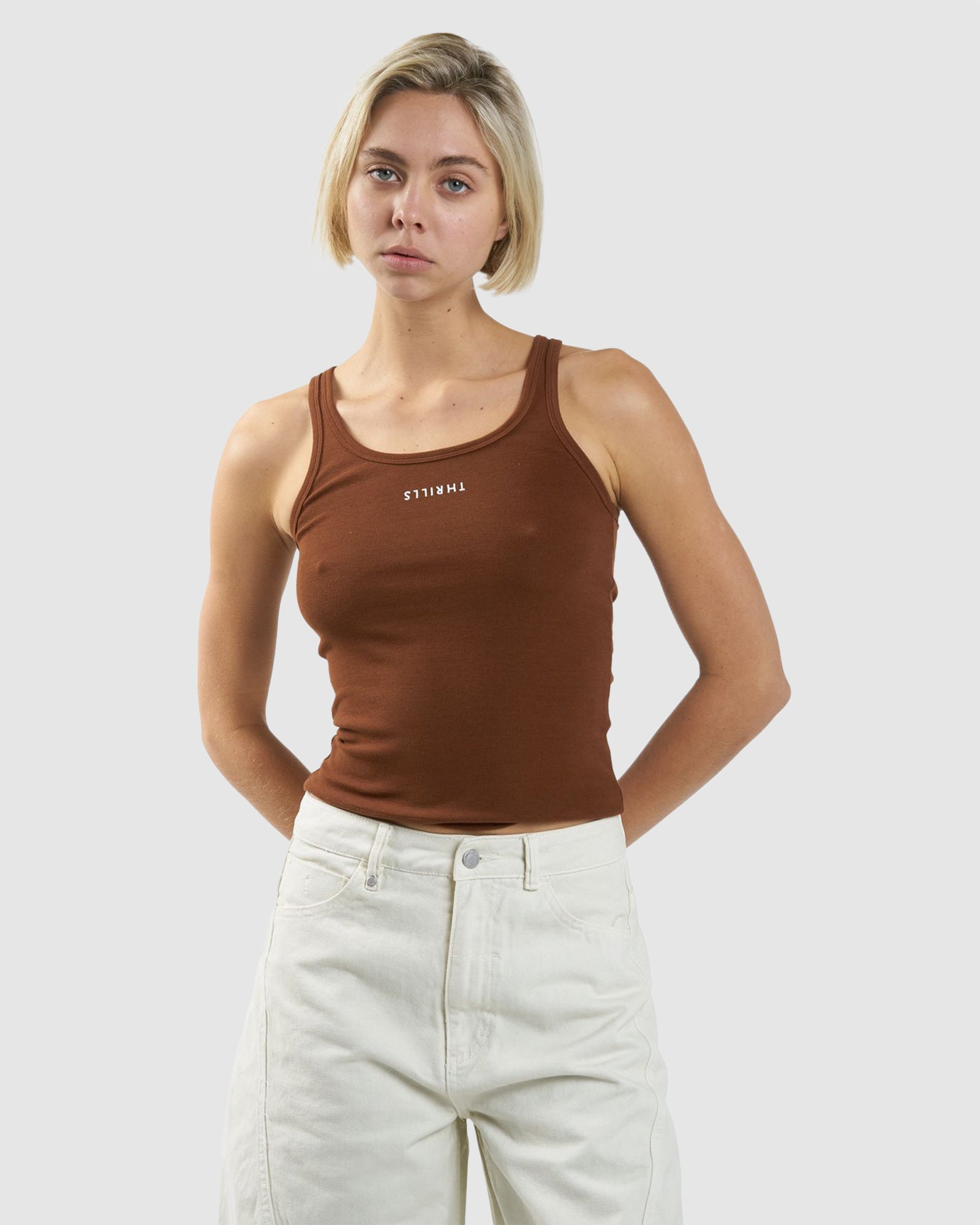 WOMENS MINIMAL THRILLS SCOOP TANK TOP Australia