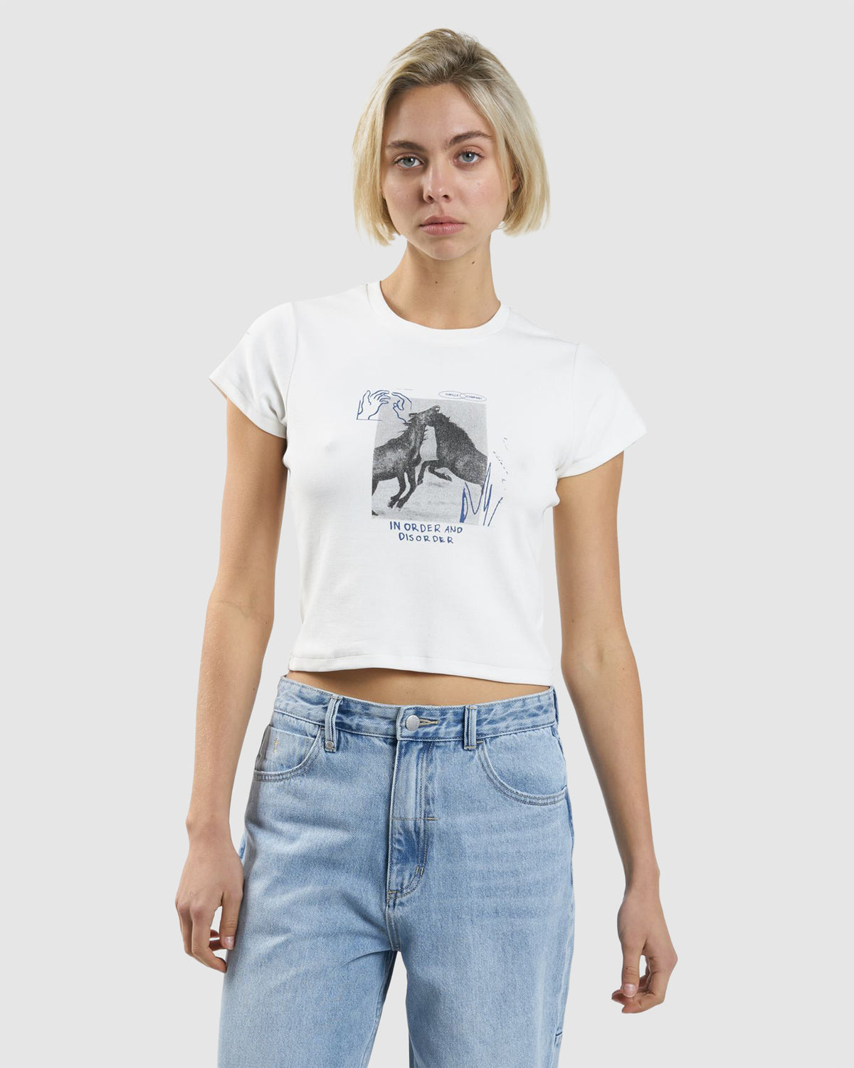 WOMENS ORDER DISORDER BABY T-SHIRT