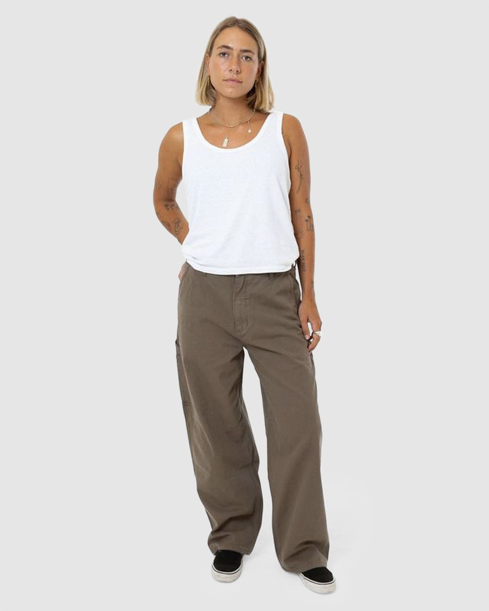 Womens Slouch Carpenter Pants