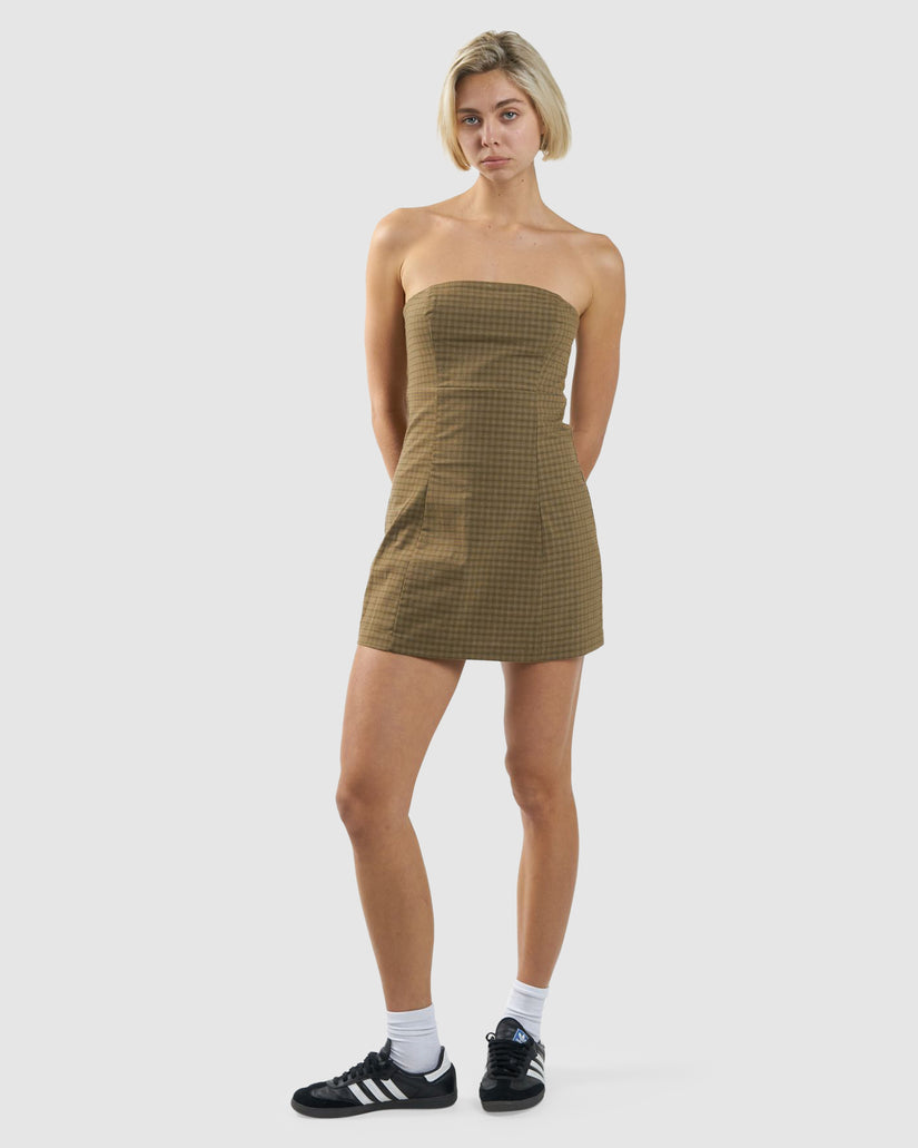 WOMENS DAWSON PLAID DRESS