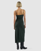 Womens Cassia Bias Midi Dress
