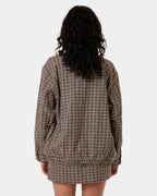 Womens Hazed Harrington Coach Jacket