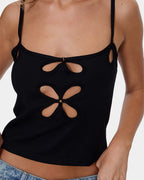 Womens Lela Cut Out Tank Top