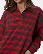 Womens Conditions Apply Stripe Long Sleeve Shirt