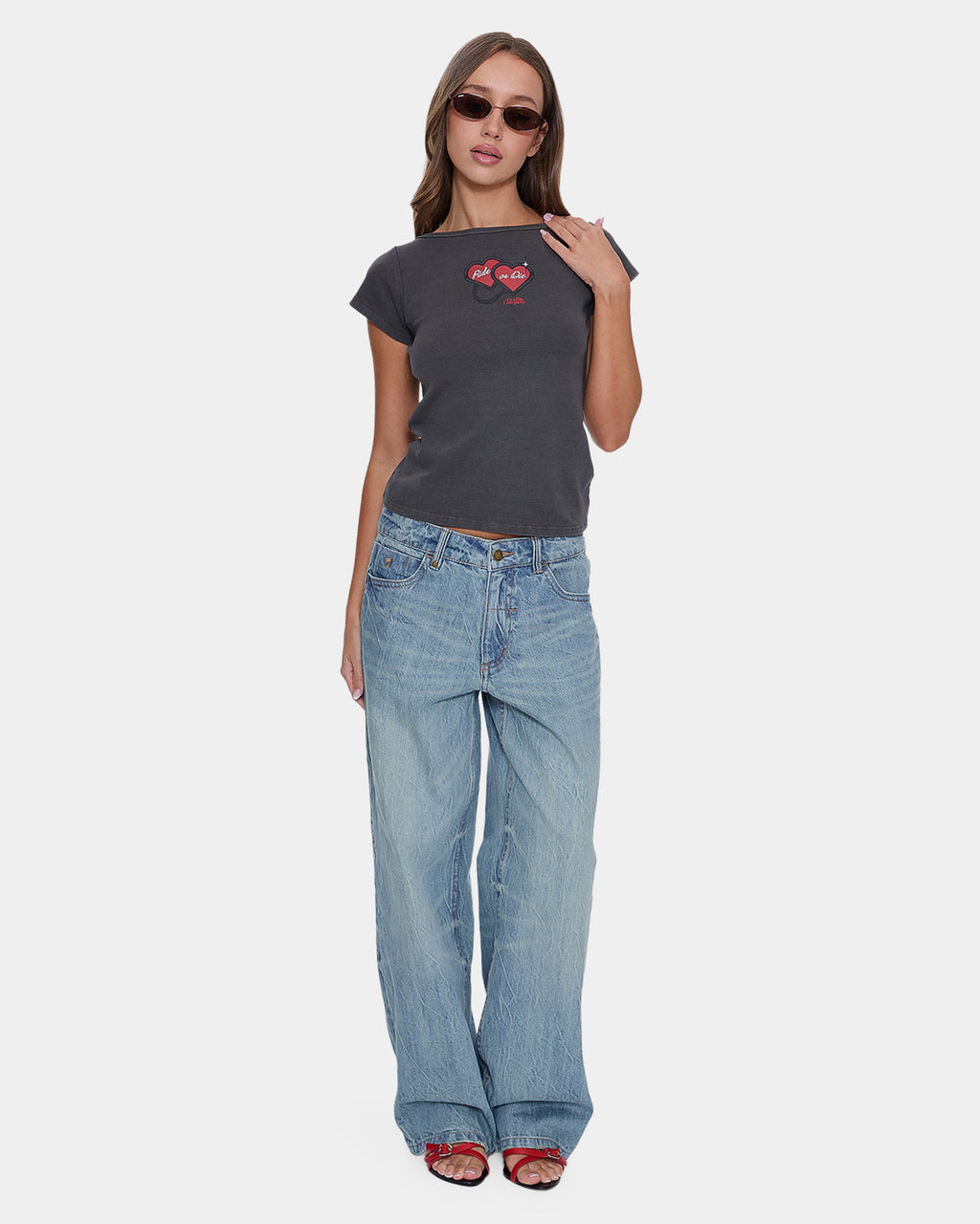 Womens Ride Or Die Boat Neck T-Shirt