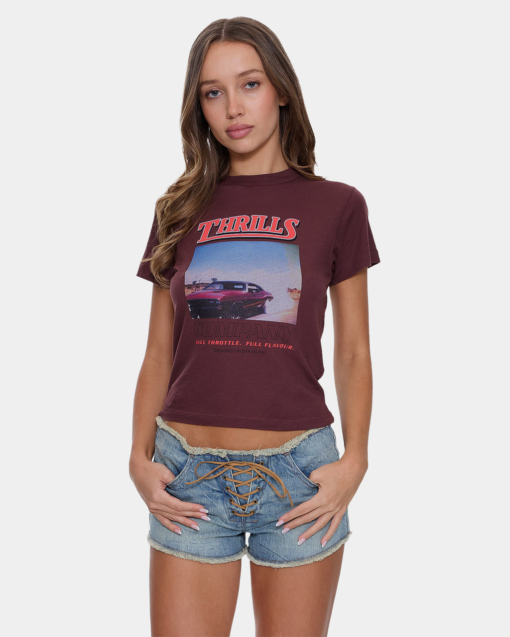 Womens Full Throttle Boy T-Shirt