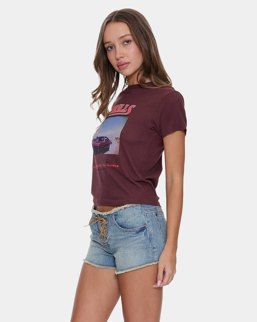 Womens Full Throttle Boy T-Shirt