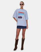 Womens Full Throttle Oversized T-Shirt