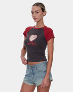 Womens Lucky You Raglan Club T-Shirt