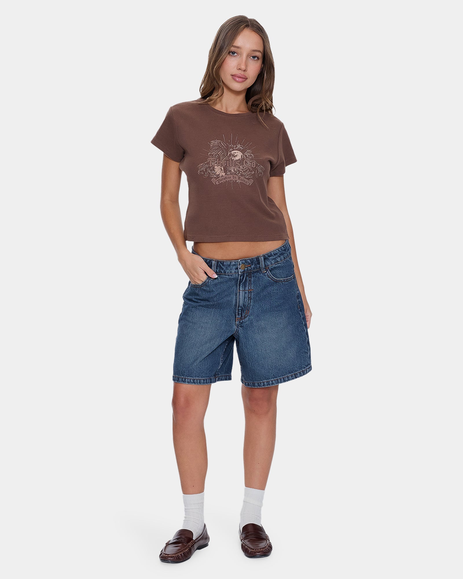 Womens Ruined Paradise Mini T-Shirt
