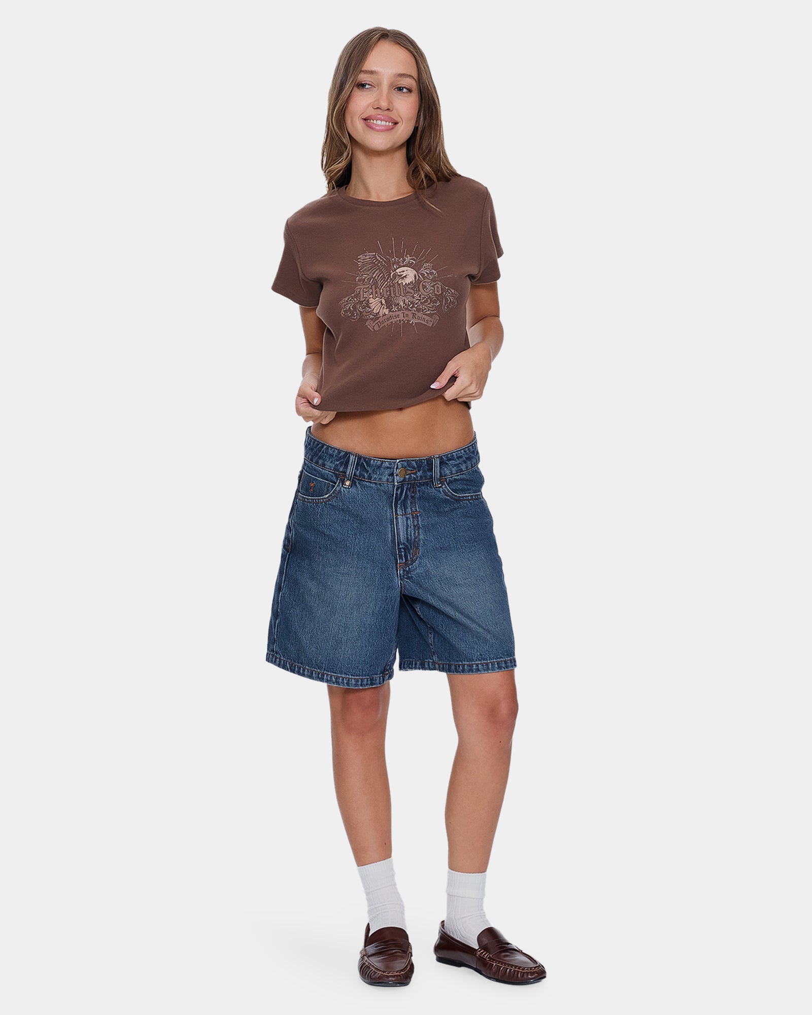 Womens Ruined Paradise Mini T-Shirt