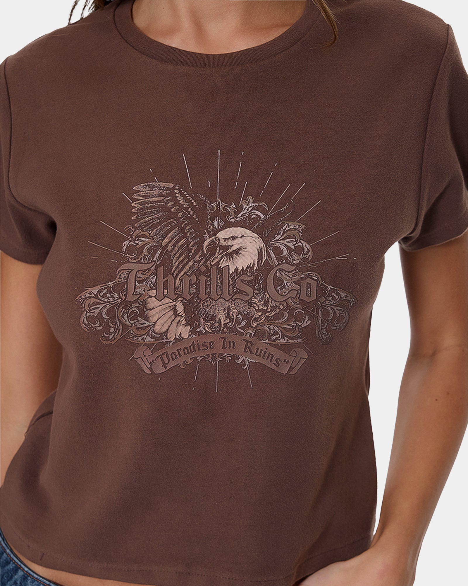 Womens Ruined Paradise Mini T-Shirt