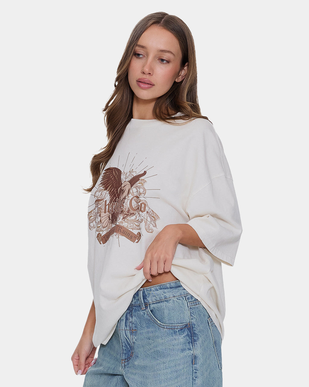 Womens Ruined Paradise Oversized T-Shirt