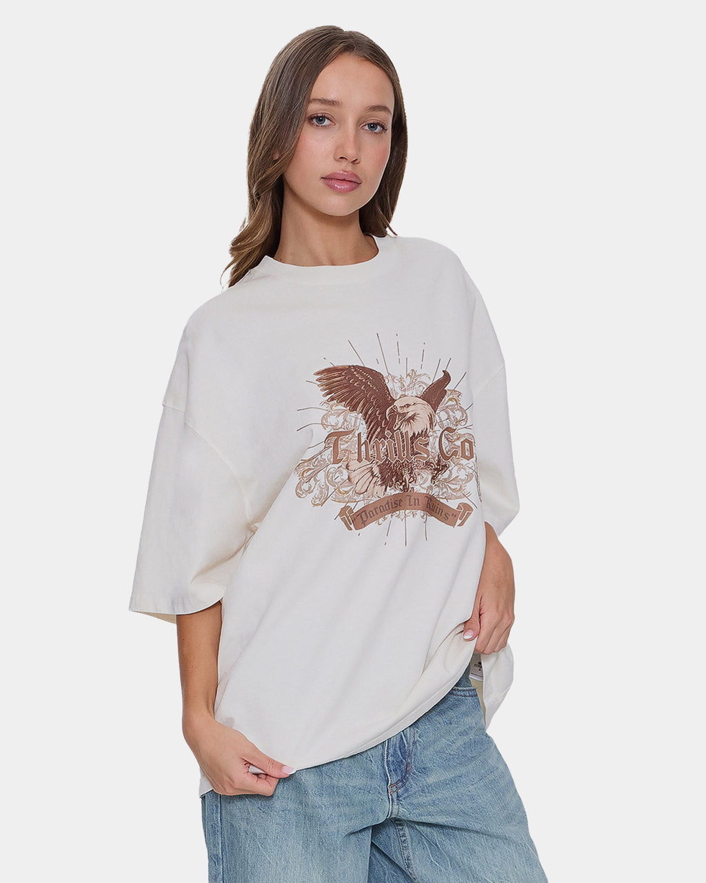Womens Ruined Paradise Oversized T-Shirt