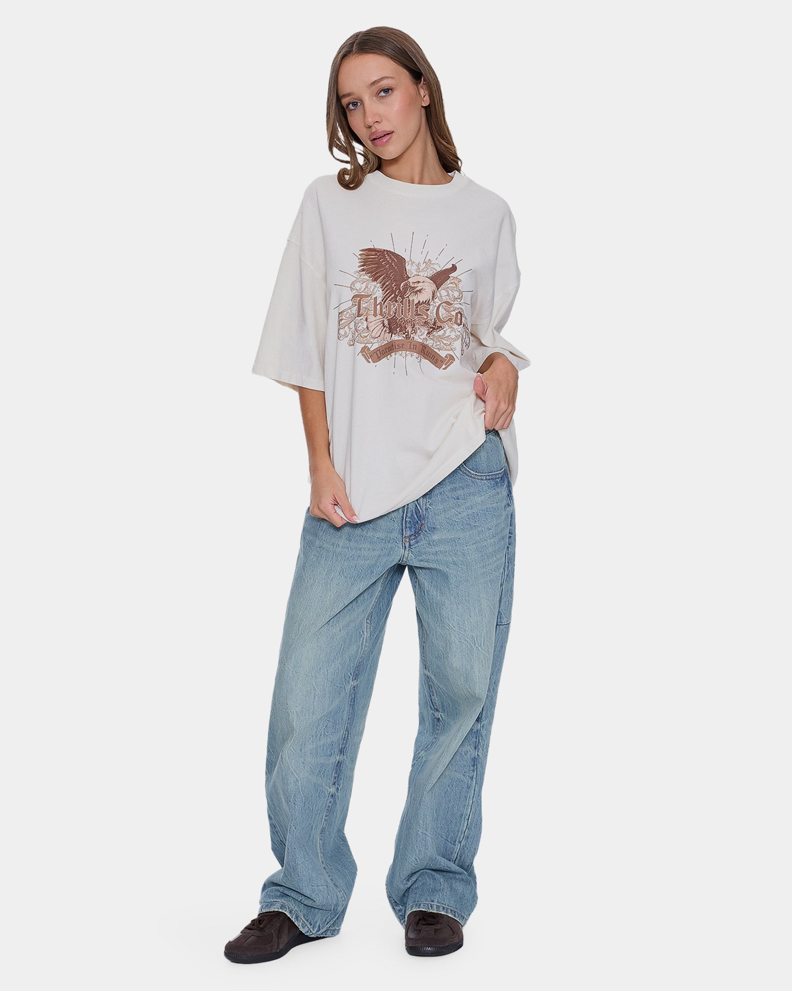 Womens Ruined Paradise Oversized T-Shirt
