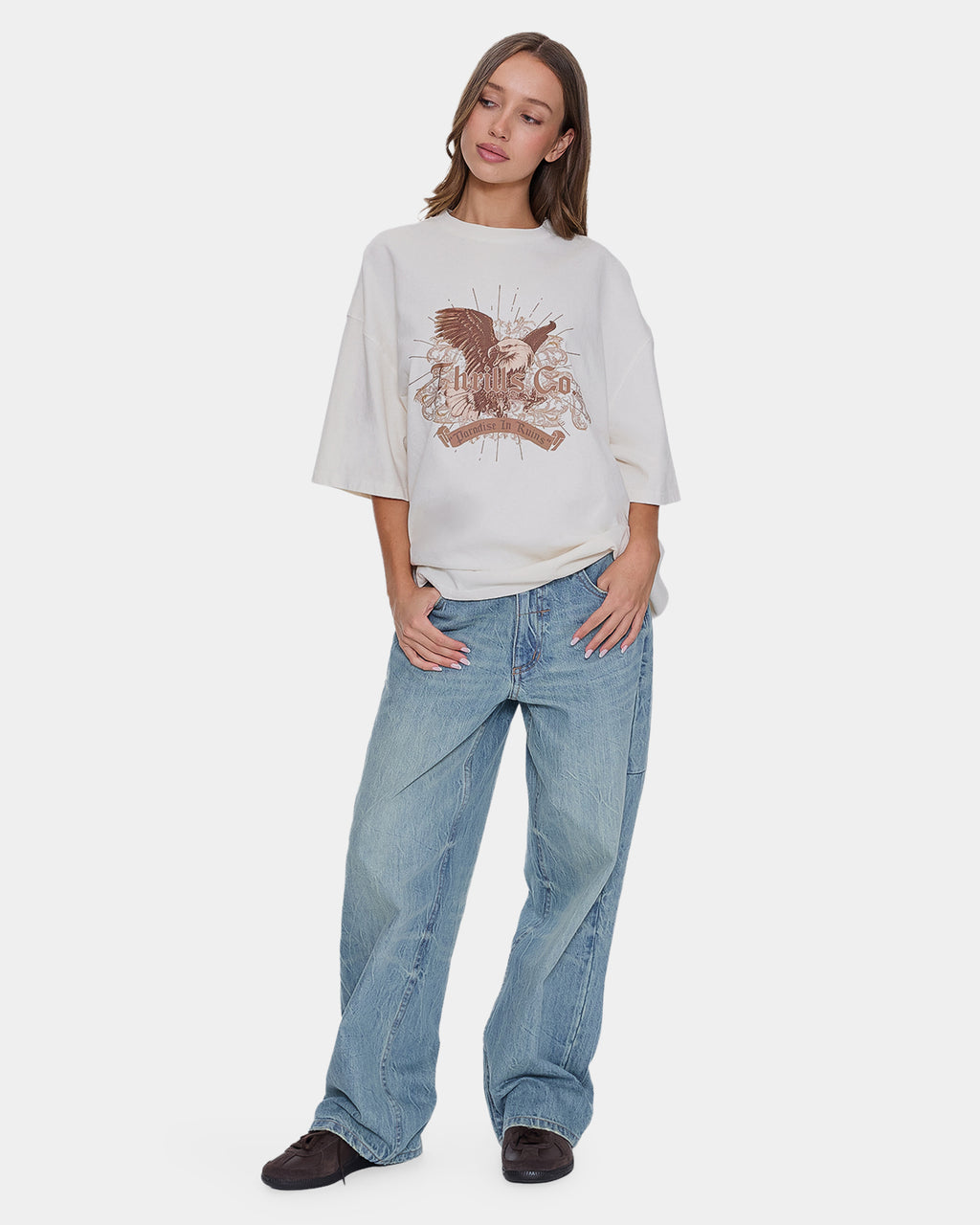 Womens Ruined Paradise Oversized T-Shirt
