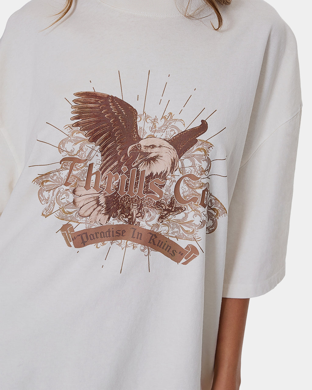 Womens Ruined Paradise Oversized T-Shirt