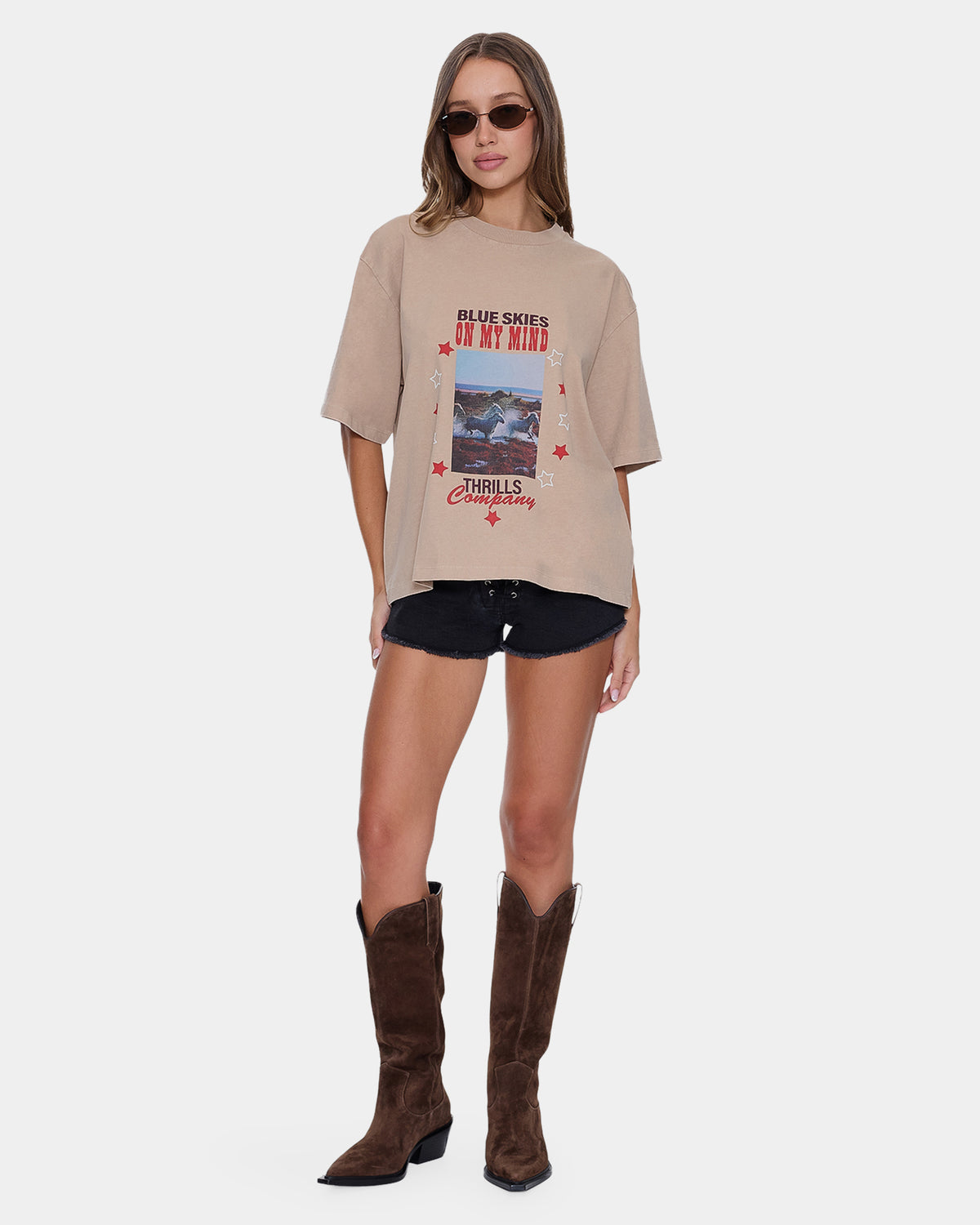 Womens On My Mind Square T-Shirt