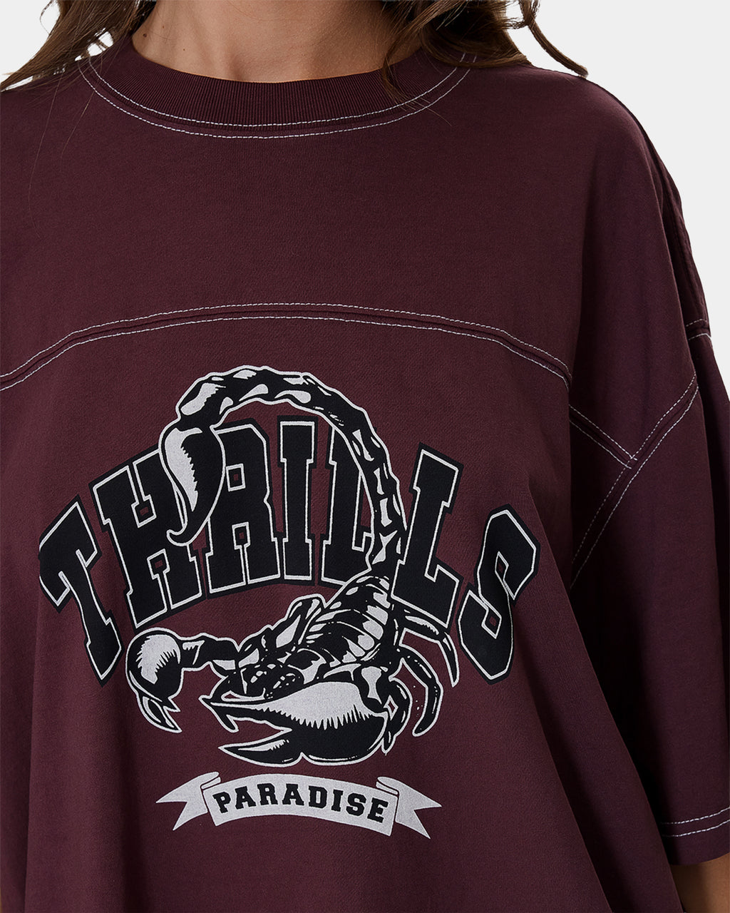Womens Dark Paradise Oversized T-Shirt