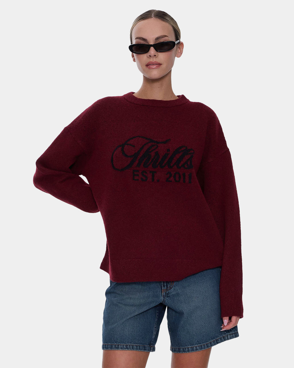 Womens Bloodlines Knit Crew Neck