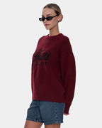 Womens Bloodlines Knit Crew Neck