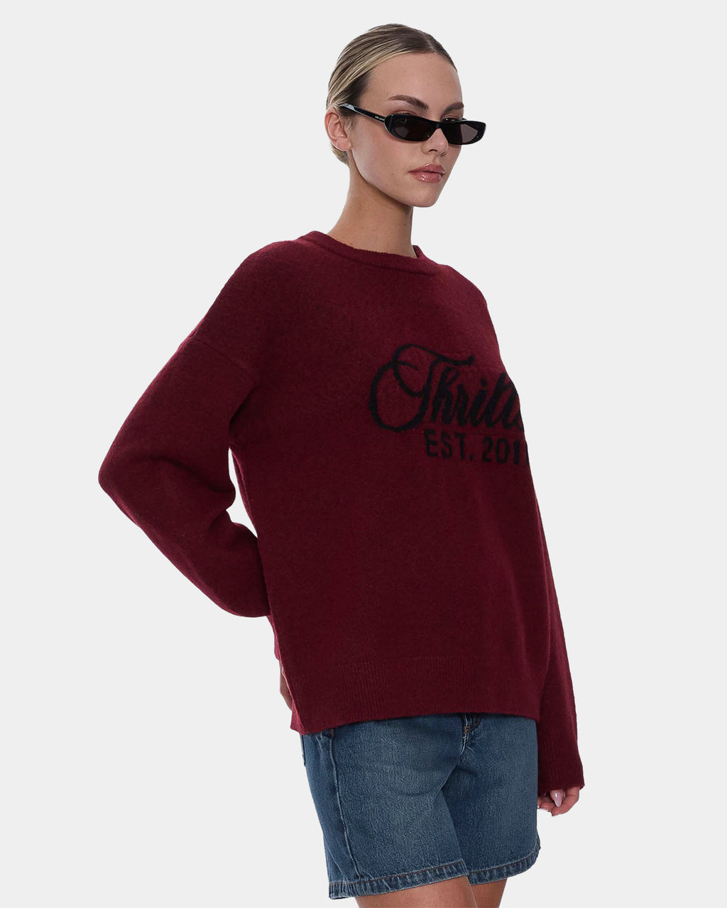 Womens Bloodlines Knit Crew Neck