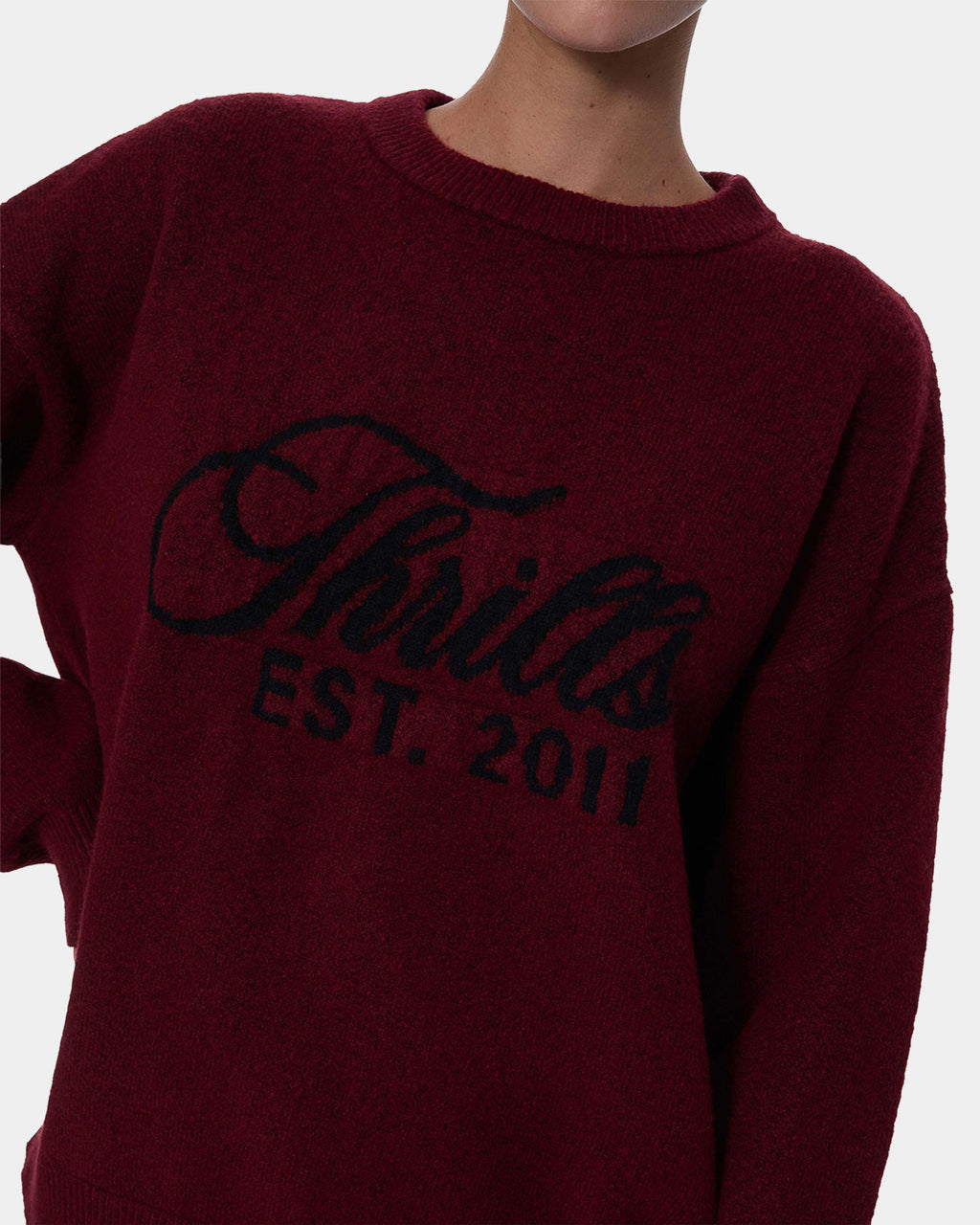 Womens Bloodlines Knit Crew Neck