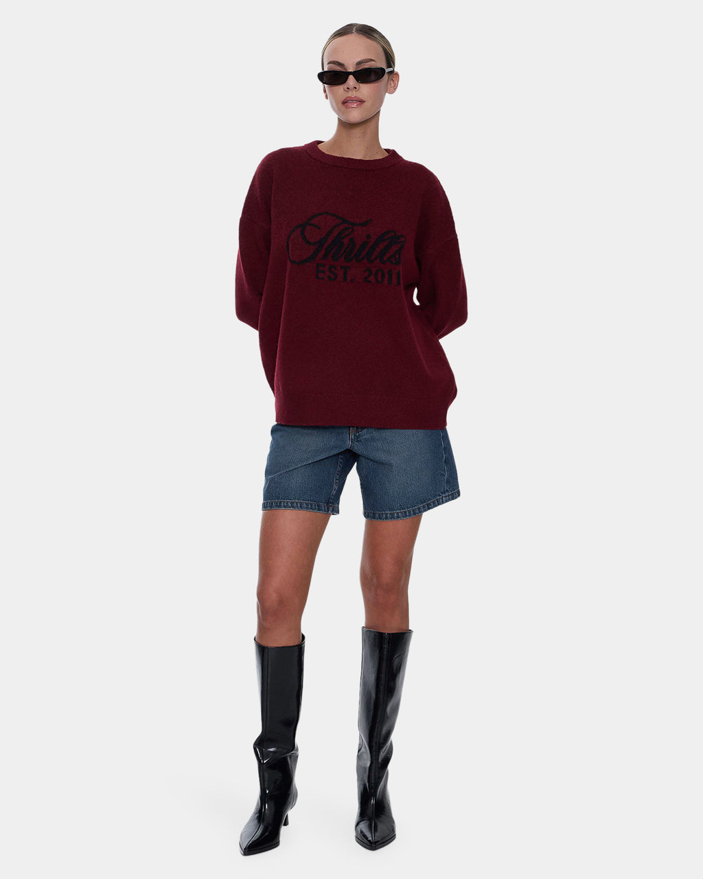 Womens Bloodlines Knit Crew Neck