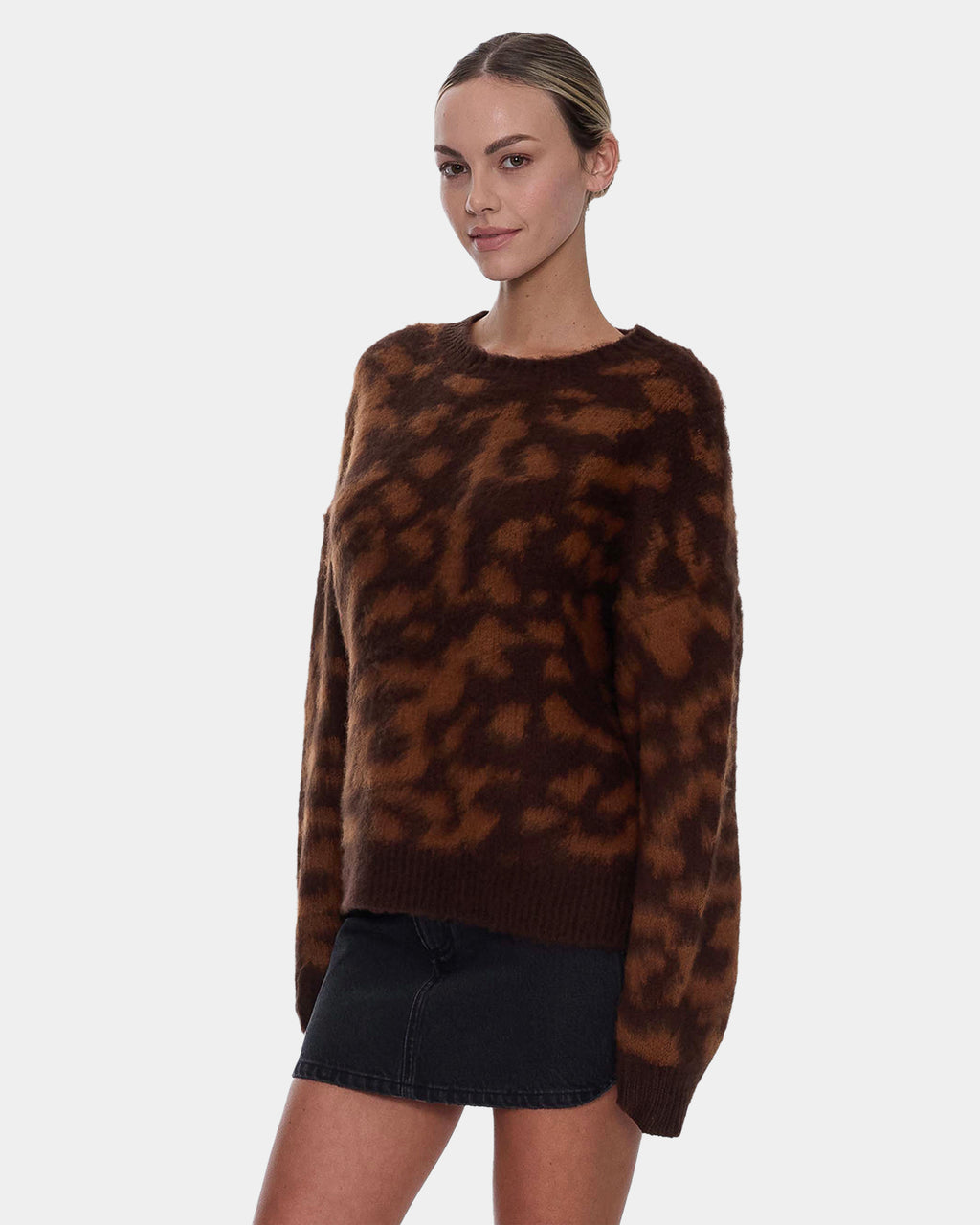 Womens Smokeform Knit Crew Neck