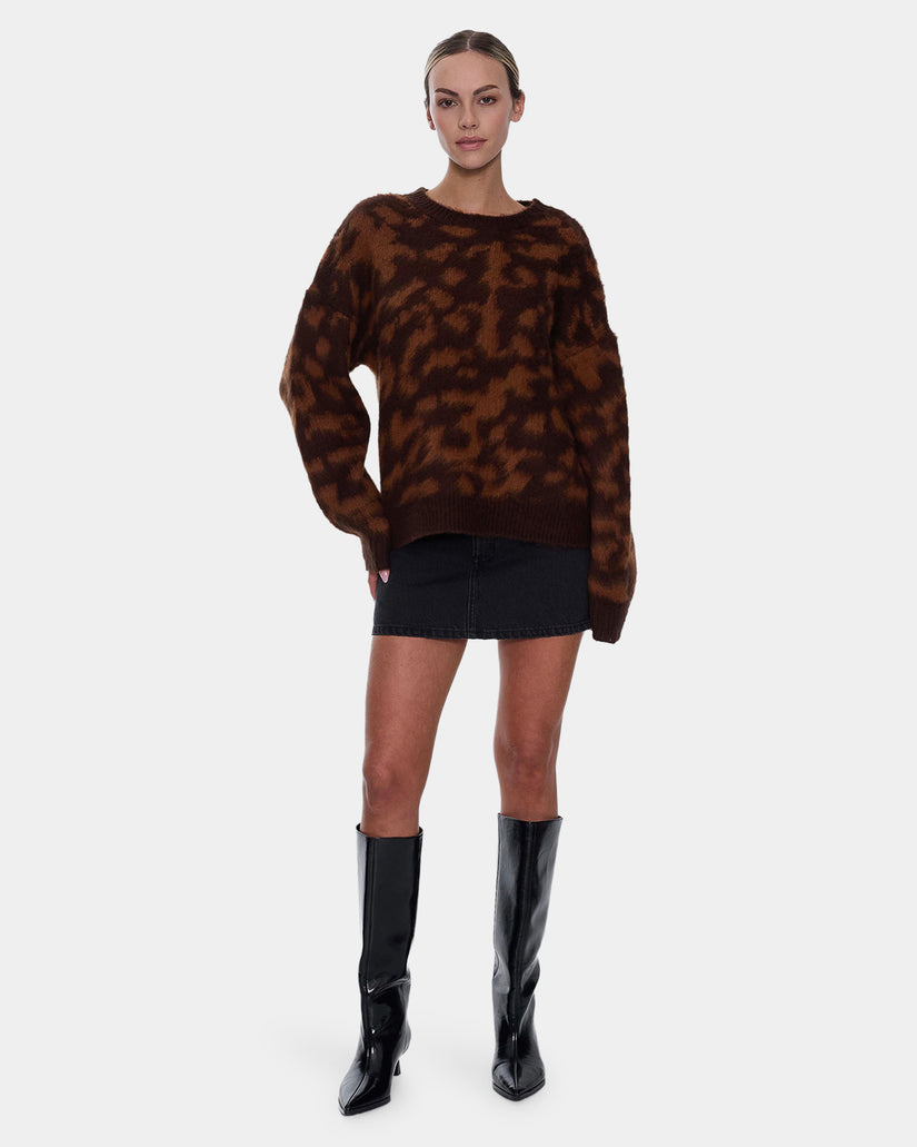 Womens Smokeform Knit Crew Neck