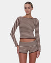 Womens Walker Knit Long Sleeve T-Shirt