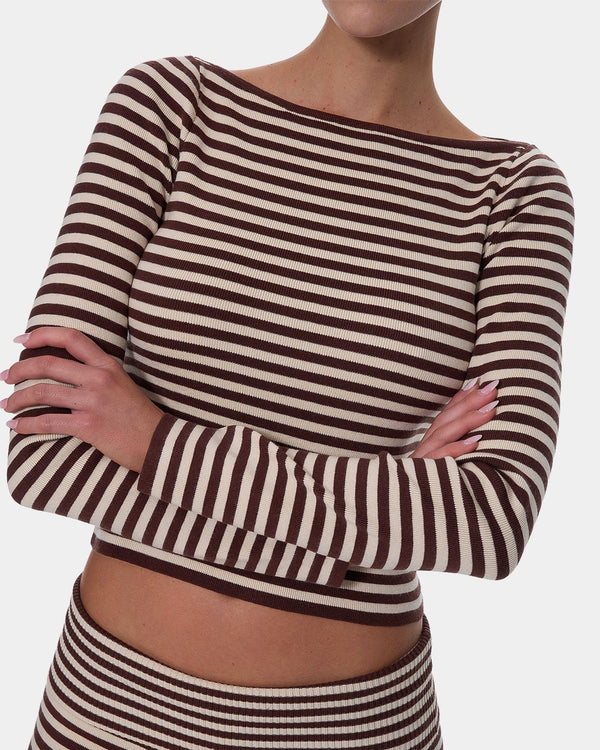 Womens Walker Knit Long Sleeve T-Shirt