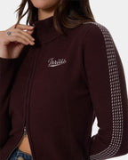 Womens Final Call Zip Knit Sweater