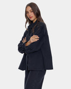 Womens Melina Oversized Denim Long Sleeve Shirt