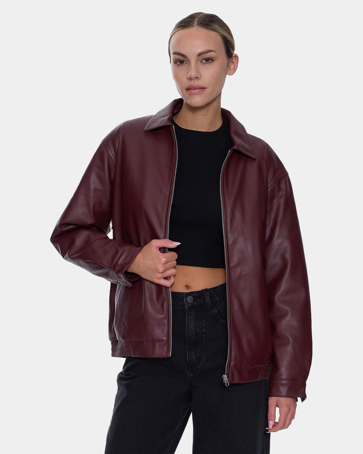 Womens Elka Leather Jacket