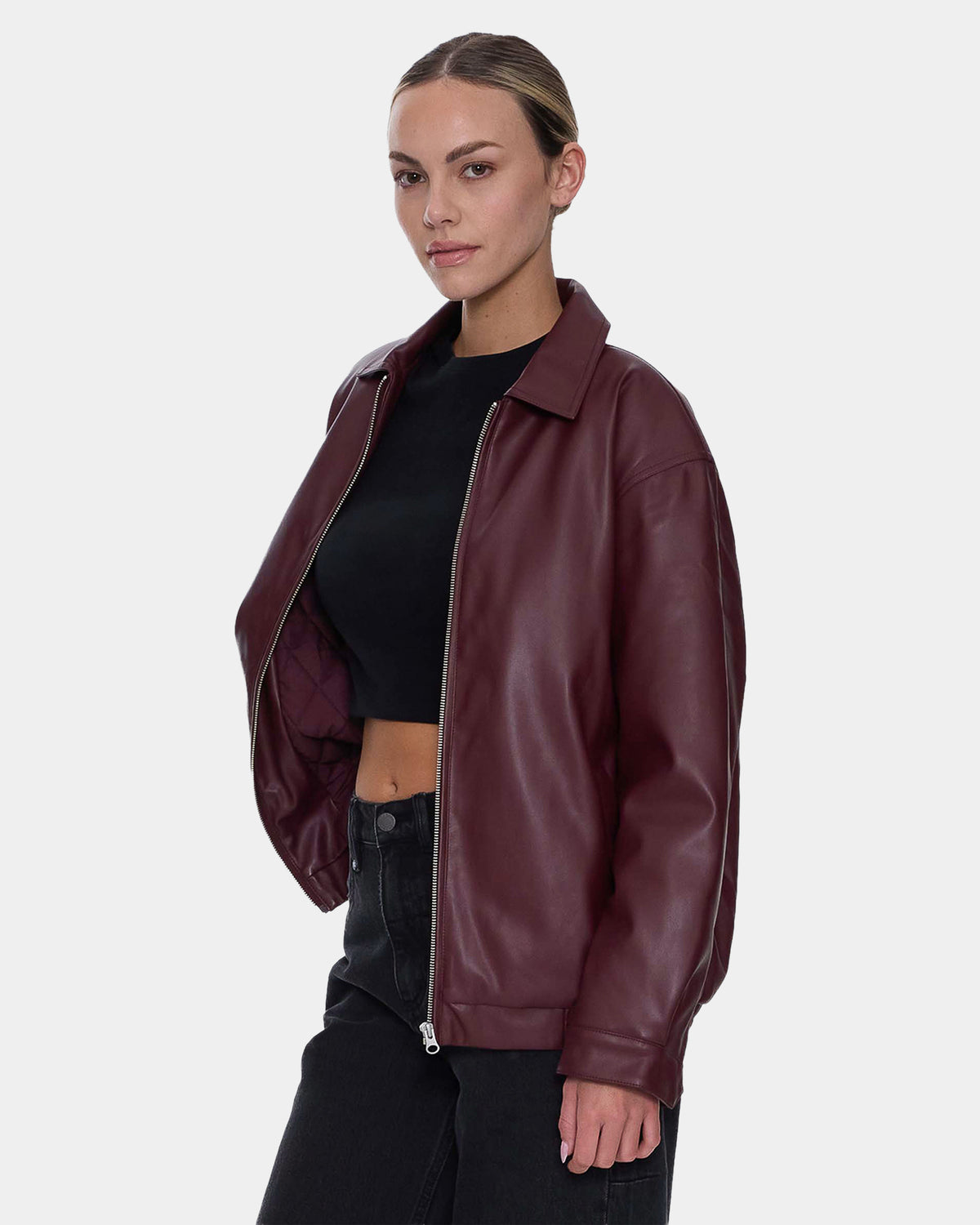 Womens Elka Leather Jacket
