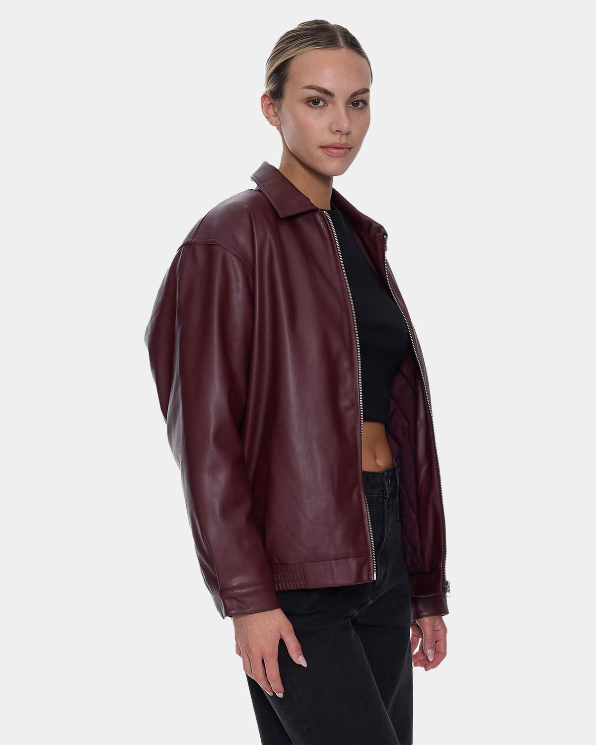 Womens Elka Leather Jacket
