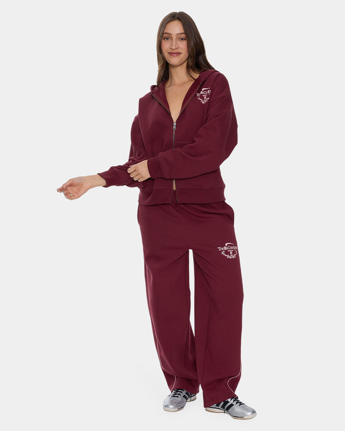 Womens End Game Zip Up Hoodie