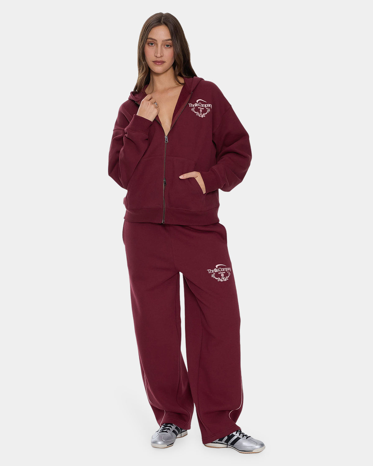 Womens End Game Zip Up Hoodie