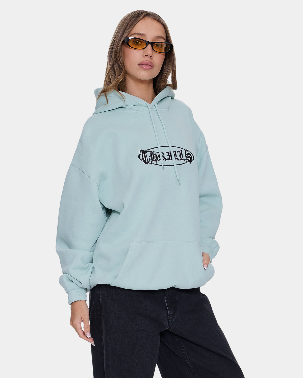 Womens No Mercy Slouch Pullover Hoodie