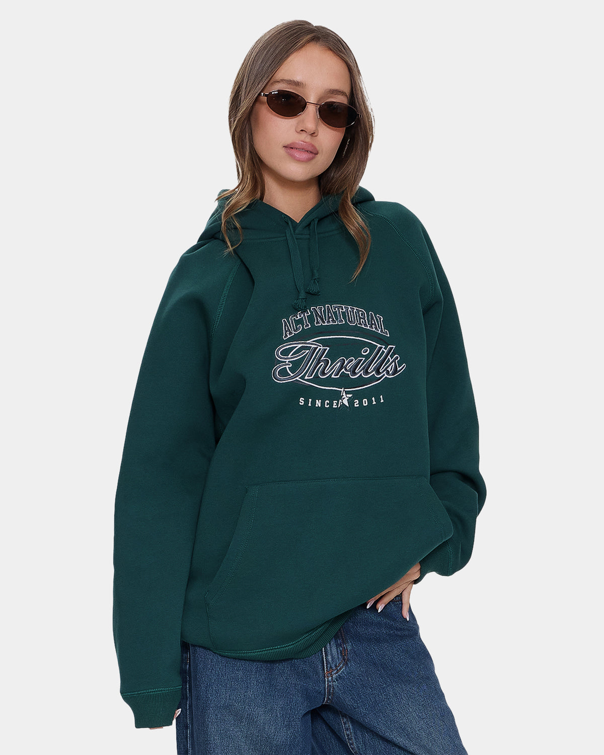 Womens Standard Issue Slouch Pullover Hoodie