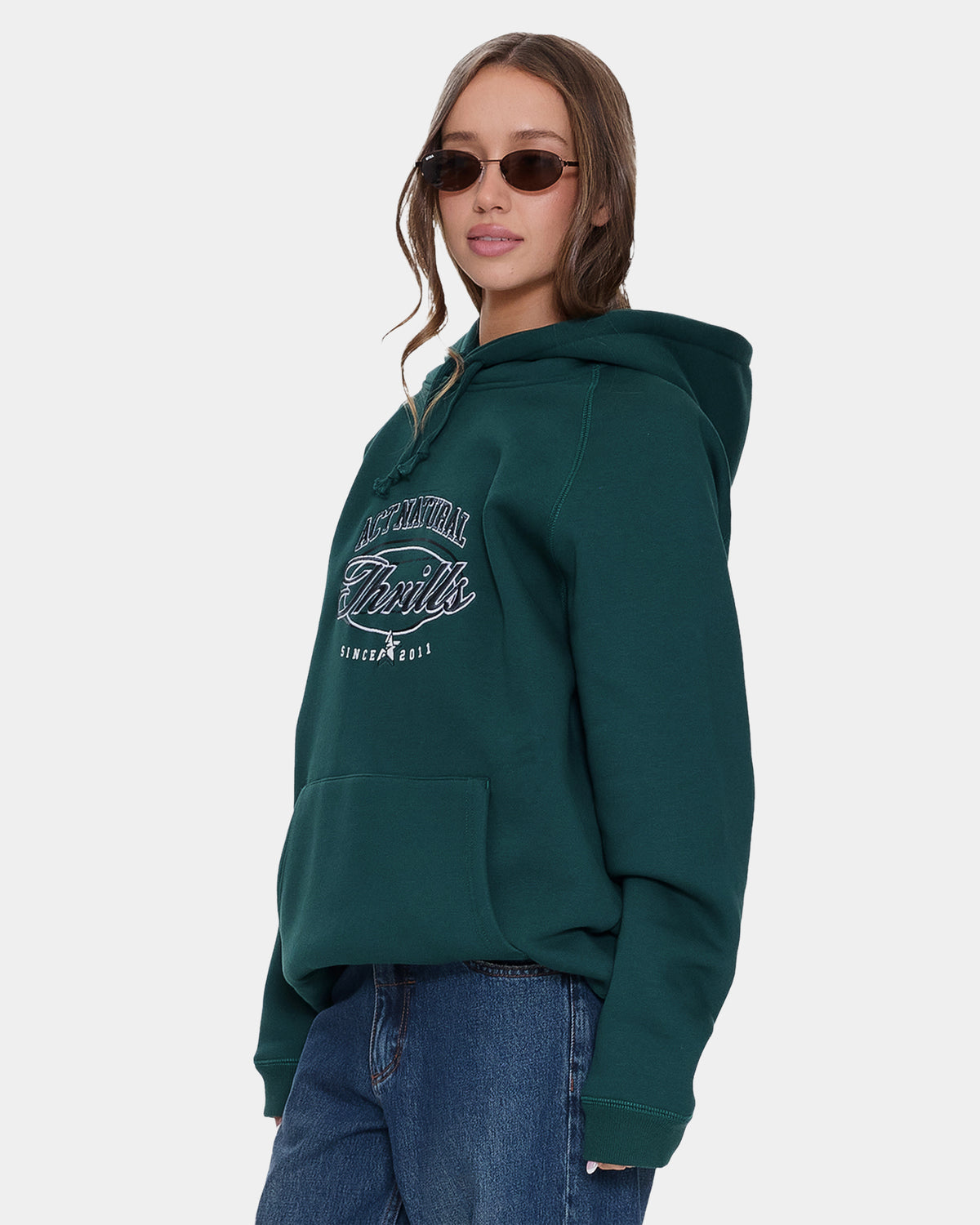 Womens Standard Issue Slouch Pullover Hoodie