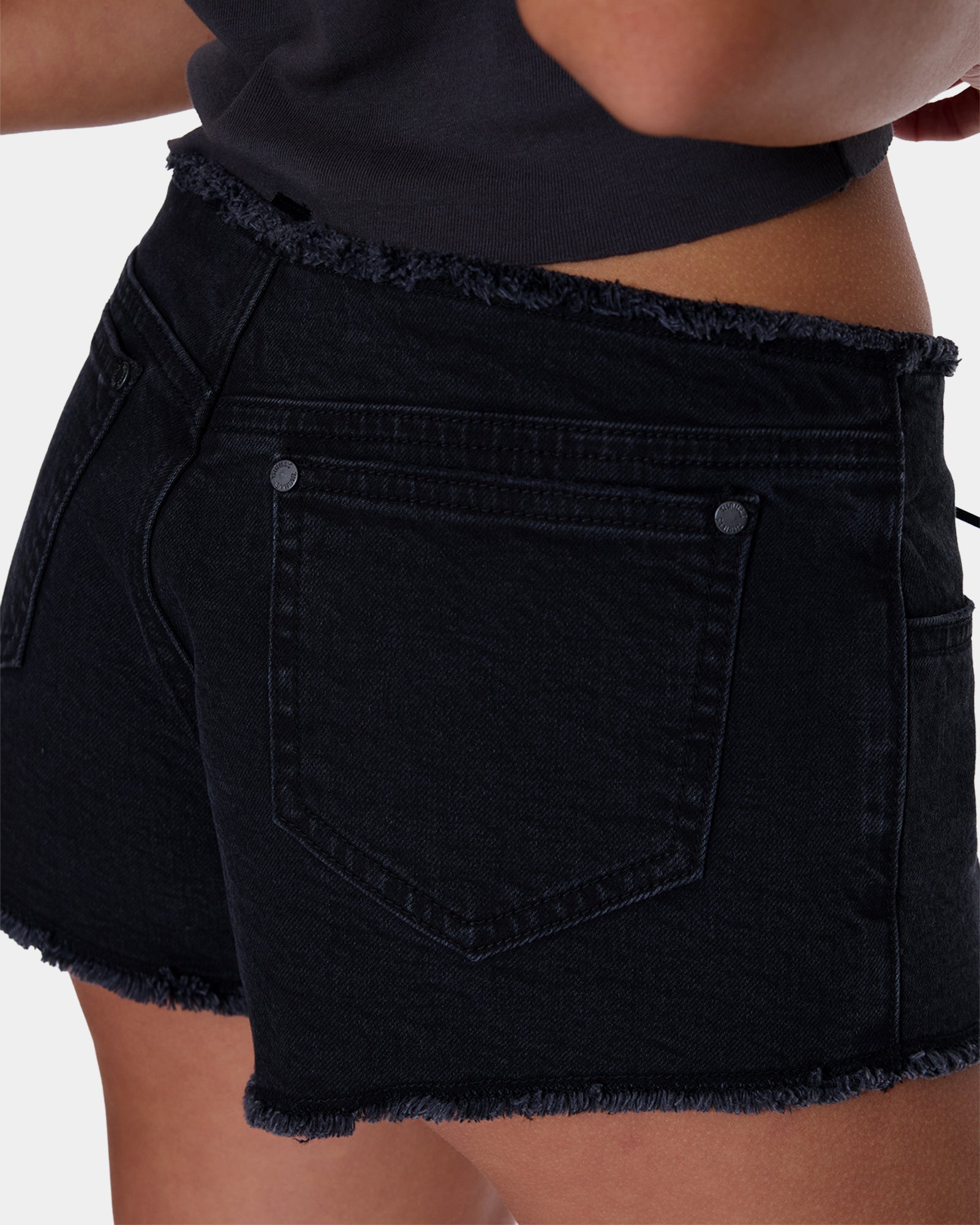Womens Mika Low Rise Micro Shorts